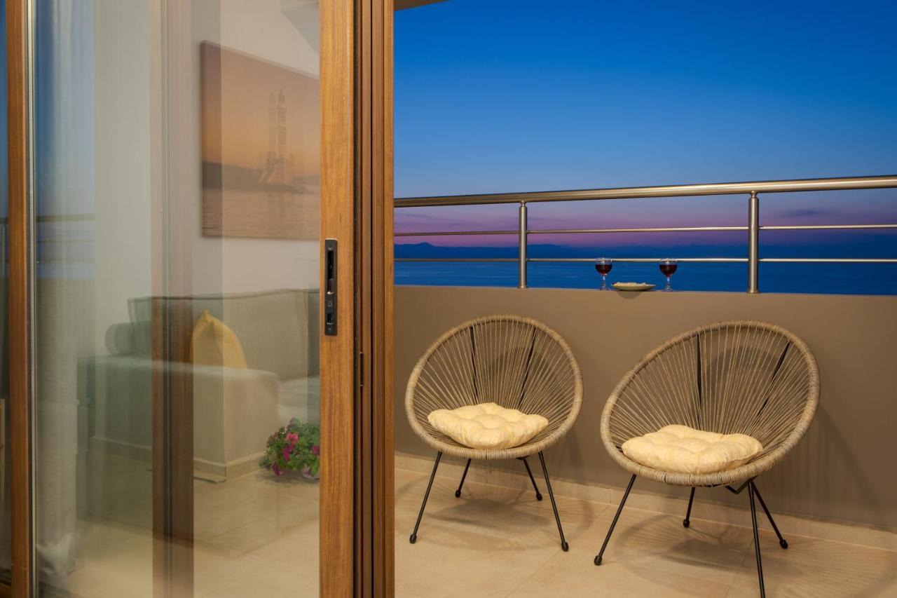 Overview Chania With Sea View And Amazing Sunset ภายนอก รูปภาพ