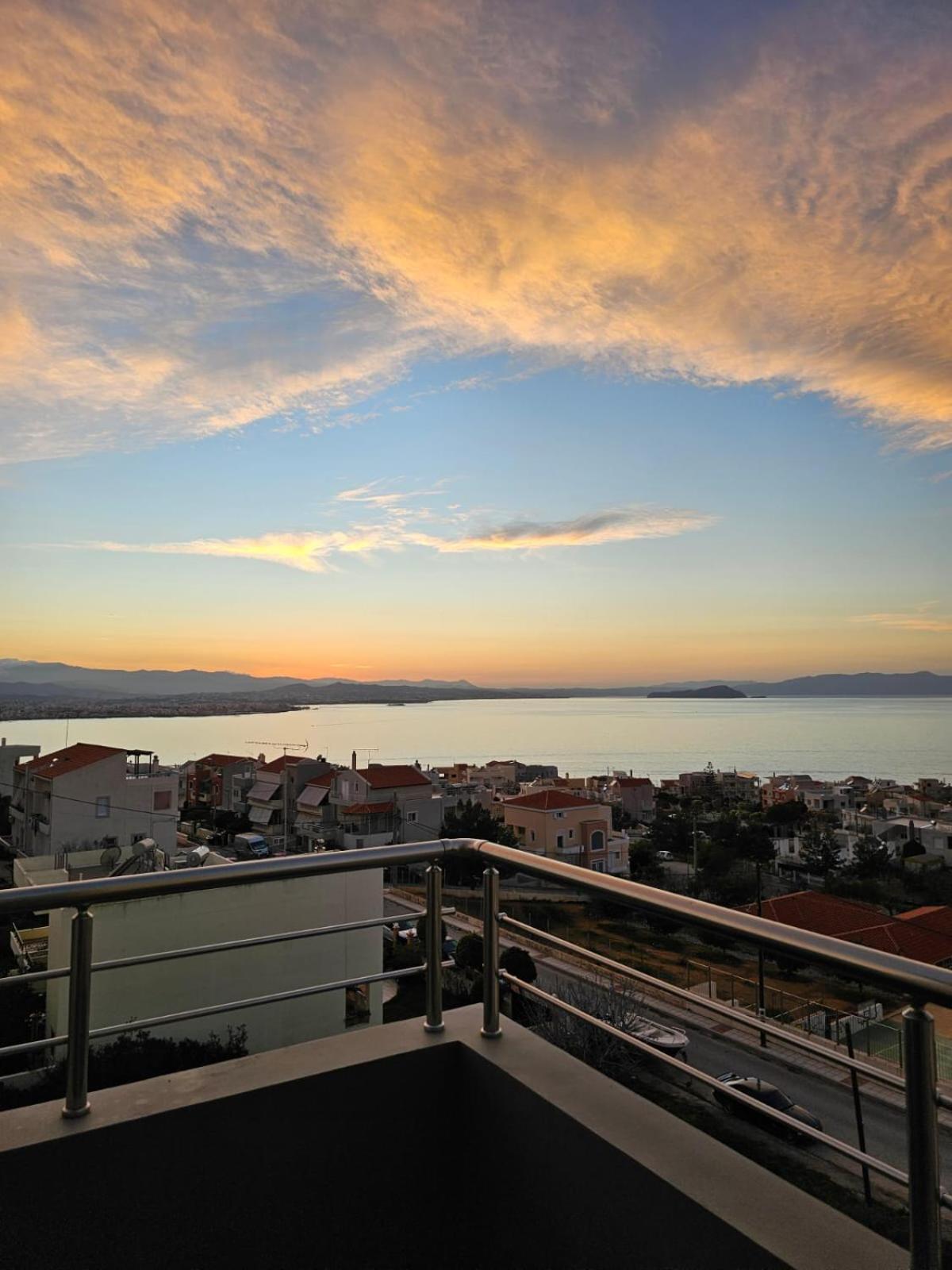 Overview Chania With Sea View And Amazing Sunset ภายนอก รูปภาพ